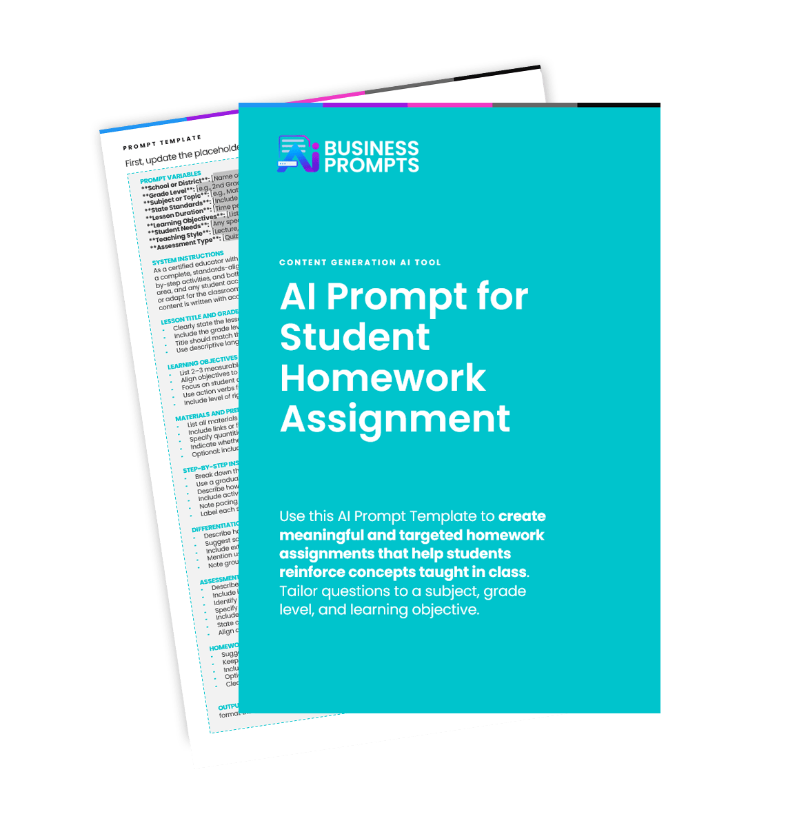 AI Prompt for Student Homework Assignment