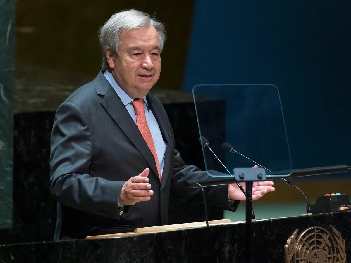 UN Secretary General Antonio Guterres