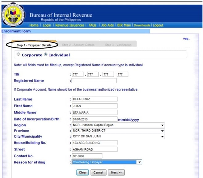 How To Register With The Bir Efps Efiling And Payment System Business Tips Philippines