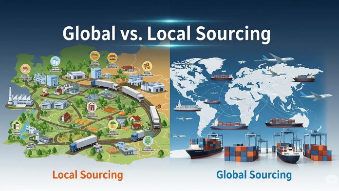 sourcing components locally vs internationally