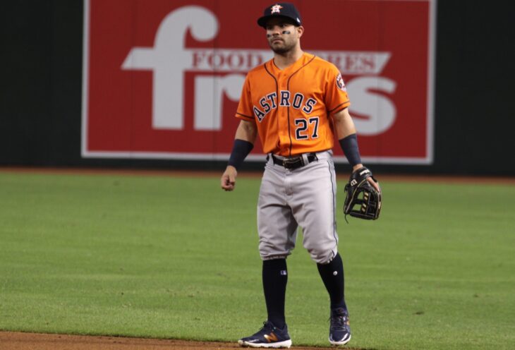 Jose Altuve 2nd baseman for the Houston Astros at Chase Field in in Phoenix AZ USA August 15,2017.