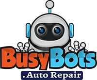 Busy Bots Auto Repair Logo