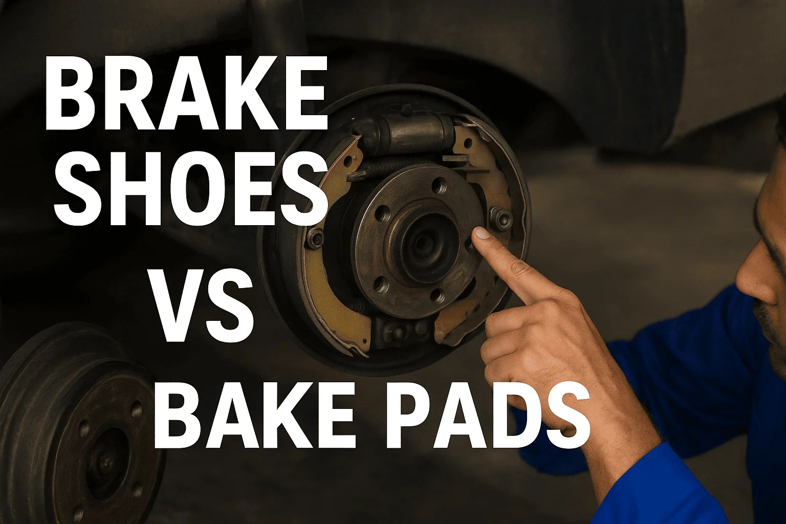 feature image for brake shoes VS brake pads