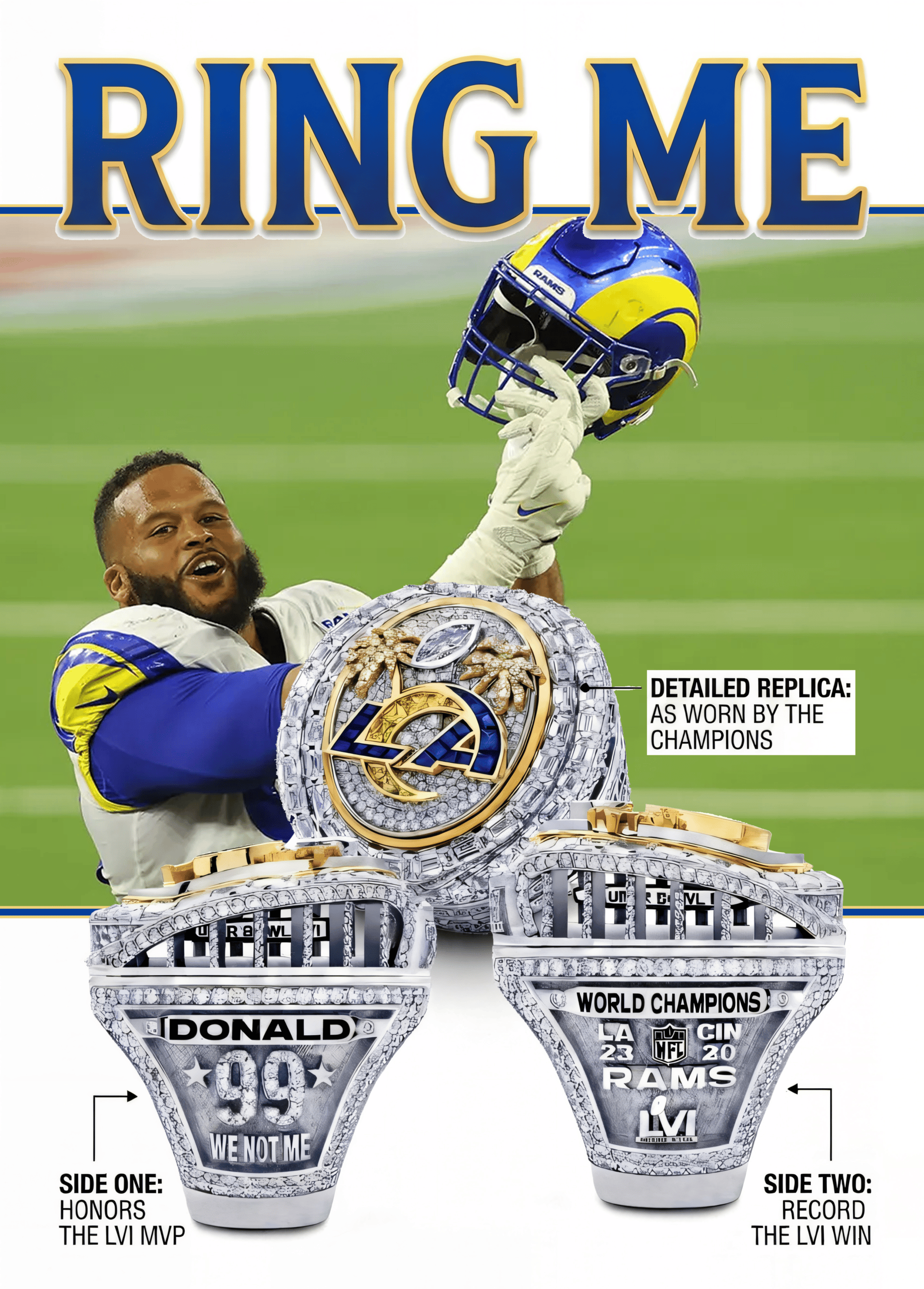 Rams Arron Donald's Super Bowl Ring