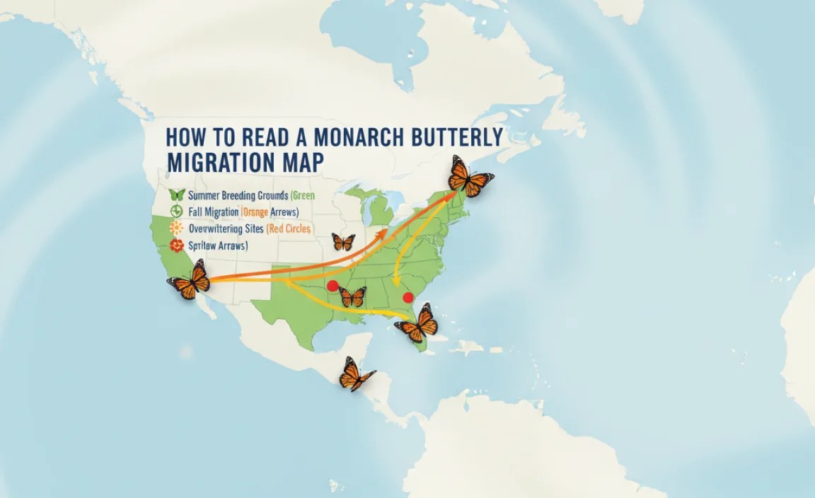Monarch Butterfly Migration Map And Annual Route Guide How To Read A Monarch Butterfly Migration Map.webp