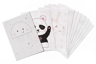 Cartes à broder &amp; Hobby-Dots - buttinette - loisirs créatifs