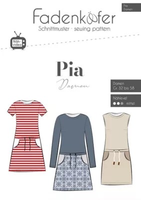 Fadenkafer Schnitt Kleid Pia Fur Damen Online Kaufen Buttinette Bastelshop