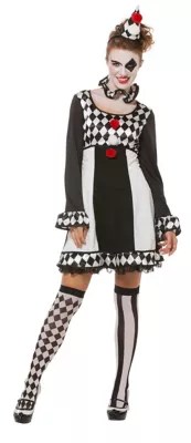 Pierrot Kleid Fur Damen Online Kaufen Buttinette Karneval Shop