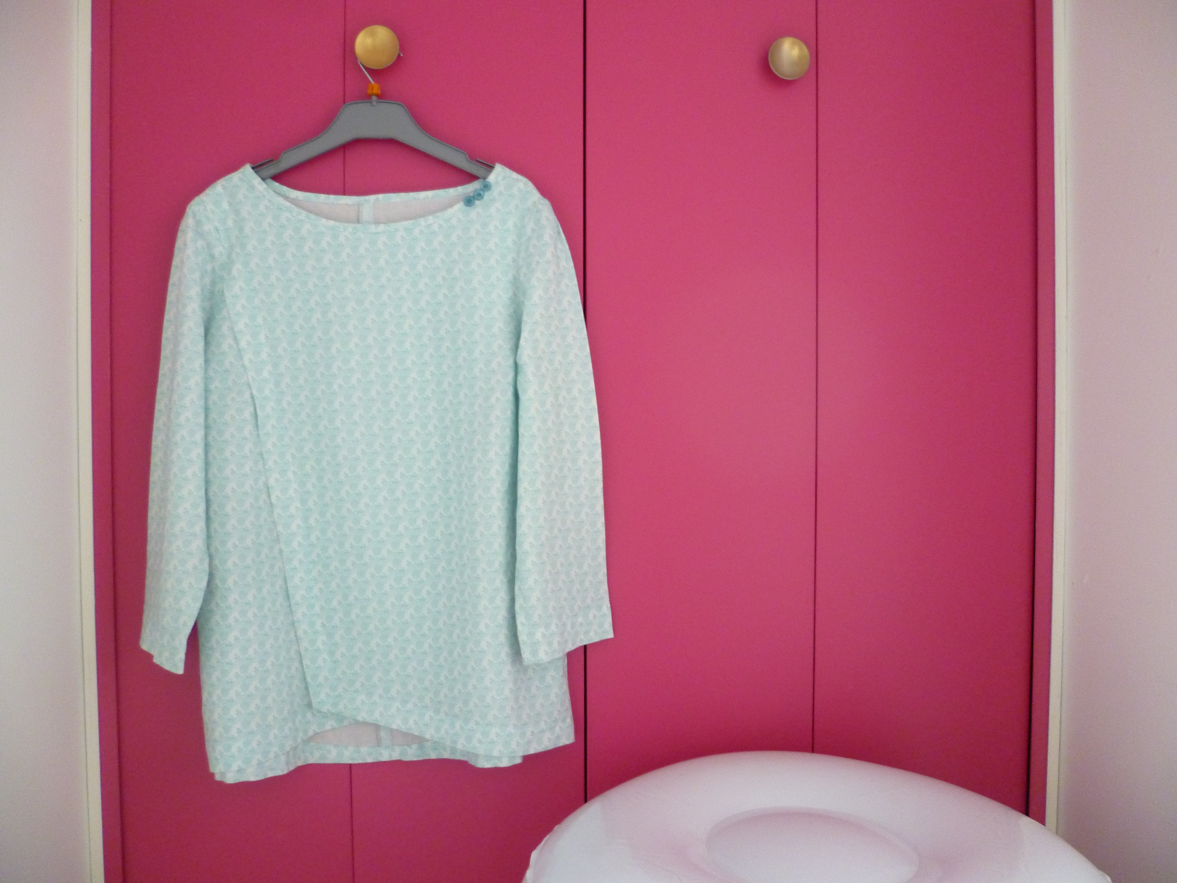 Blouse menthe à l'Ô