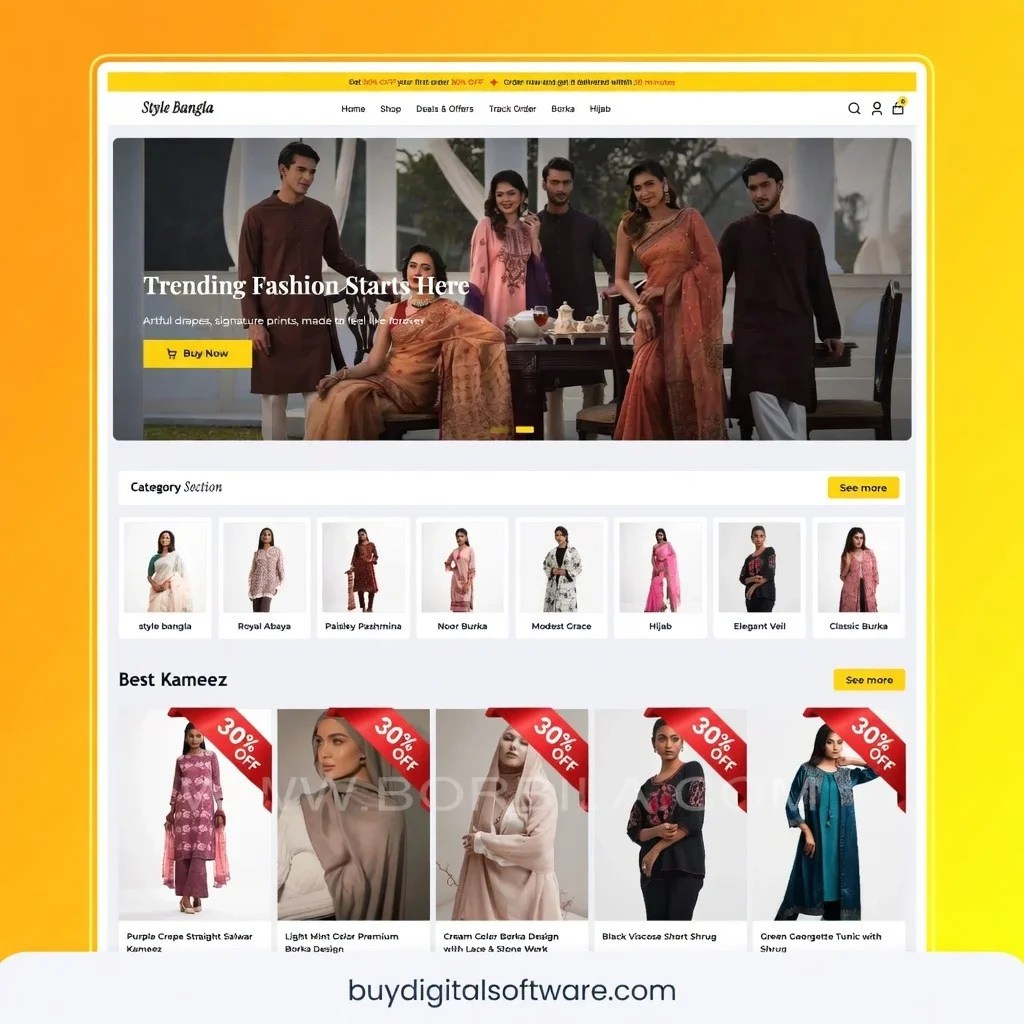 Fashion Clothing E-commerce Website