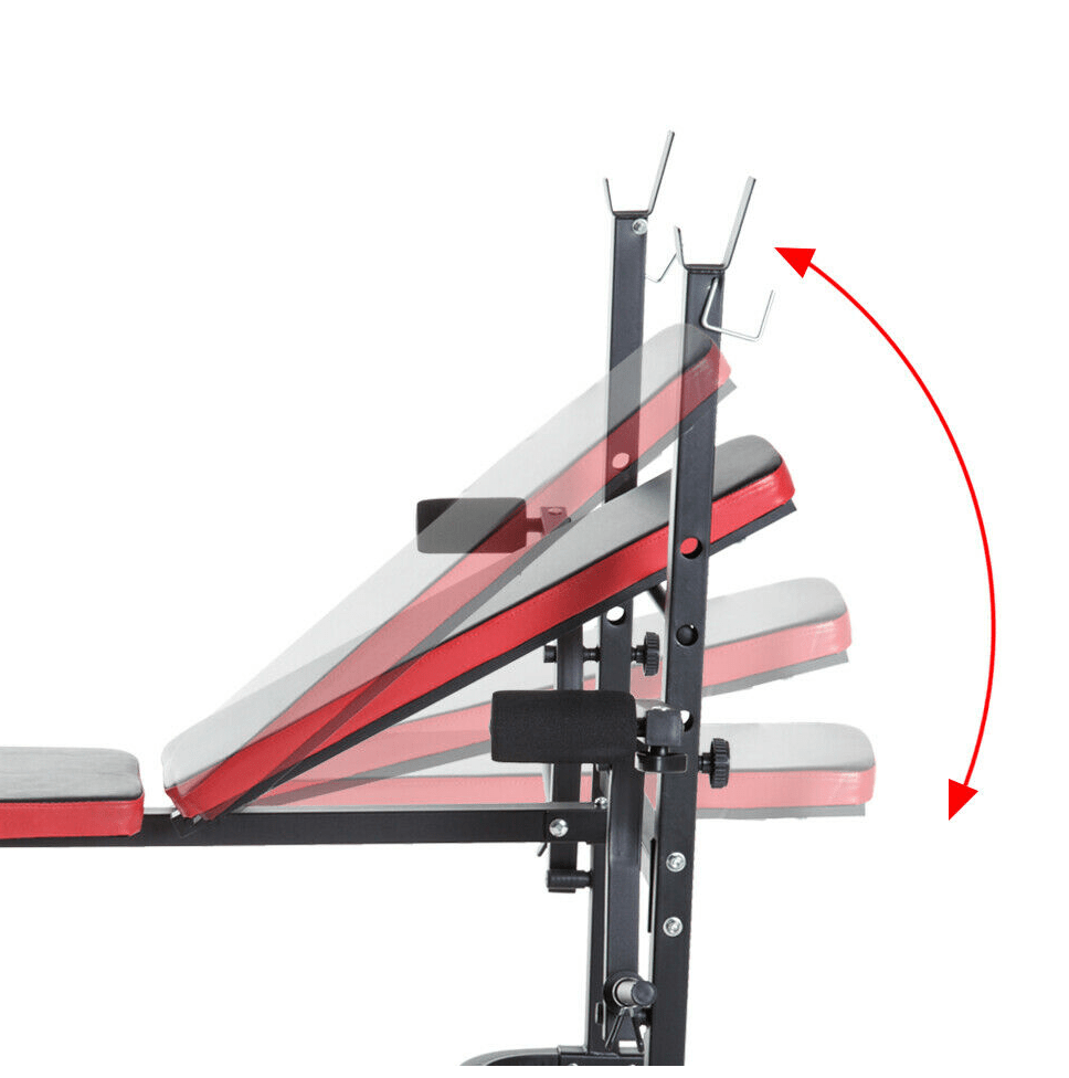 Adjustable folding weight bench home gym weight lifting bench