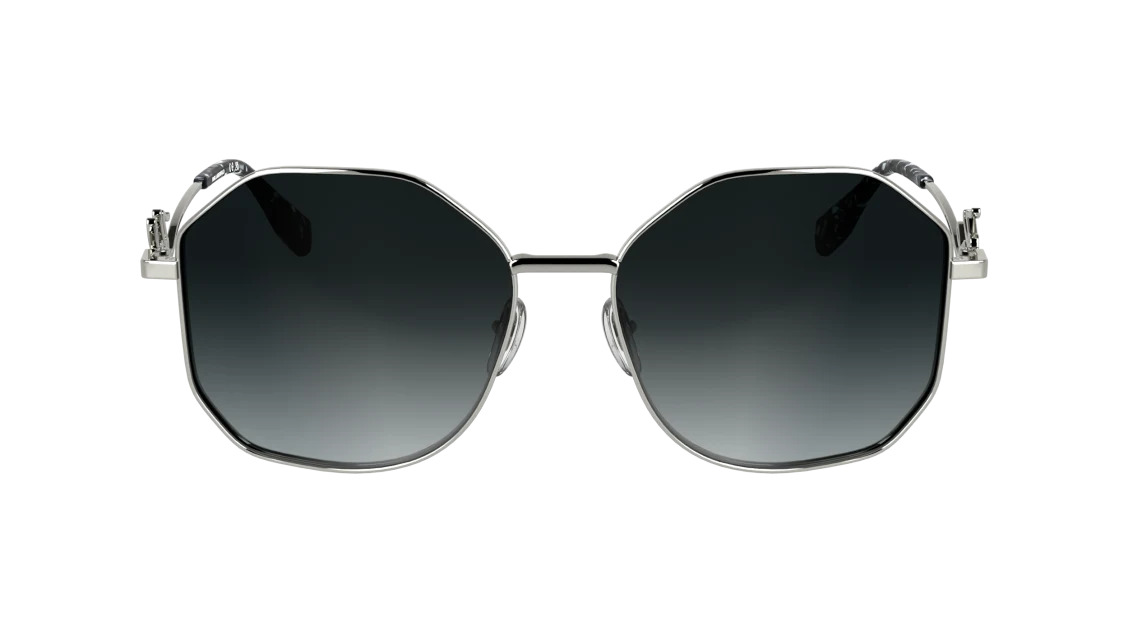 Karl Lagerfeld KL358S Sunglasses 040 Silver Shiny 57mm