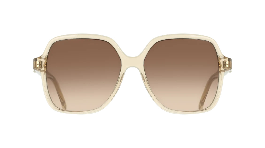 Ferragamo S SF2069SE Sunglasses 259 Transparent Beige 57mm