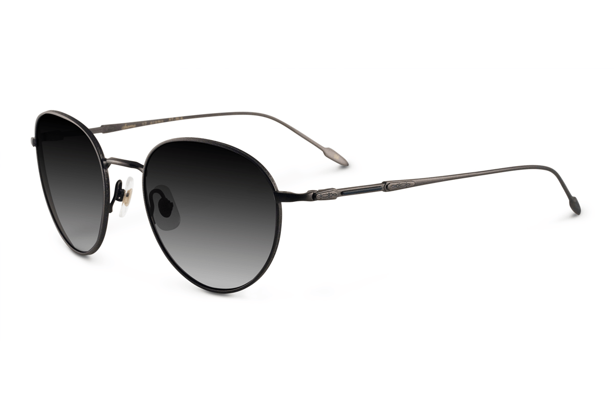 Sama 12 GRAMS Antique Black Sunglasses 52mm