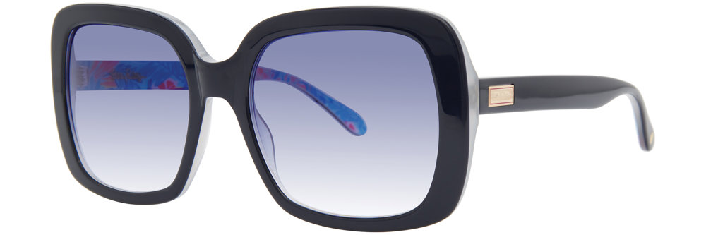 Lilly Pulitzer Sicily Sunglasses Navy 55mm