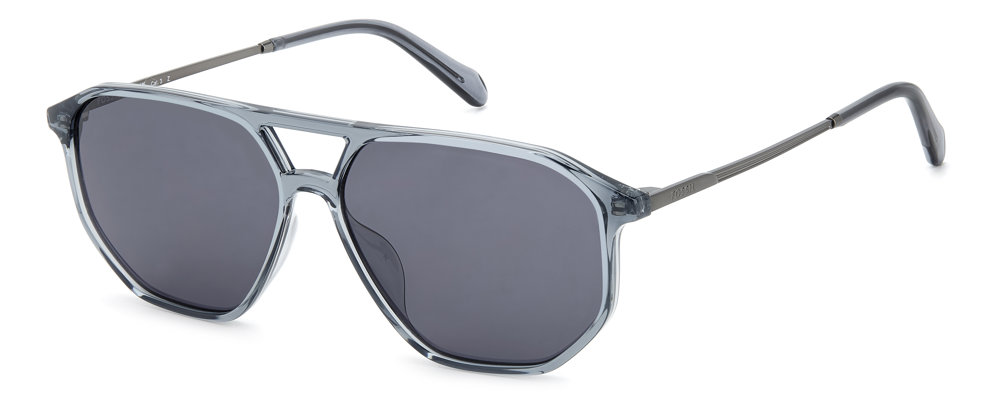 FOSSIL FOS-2149/S Sunglasses 63M-CRY-GREY 59mm