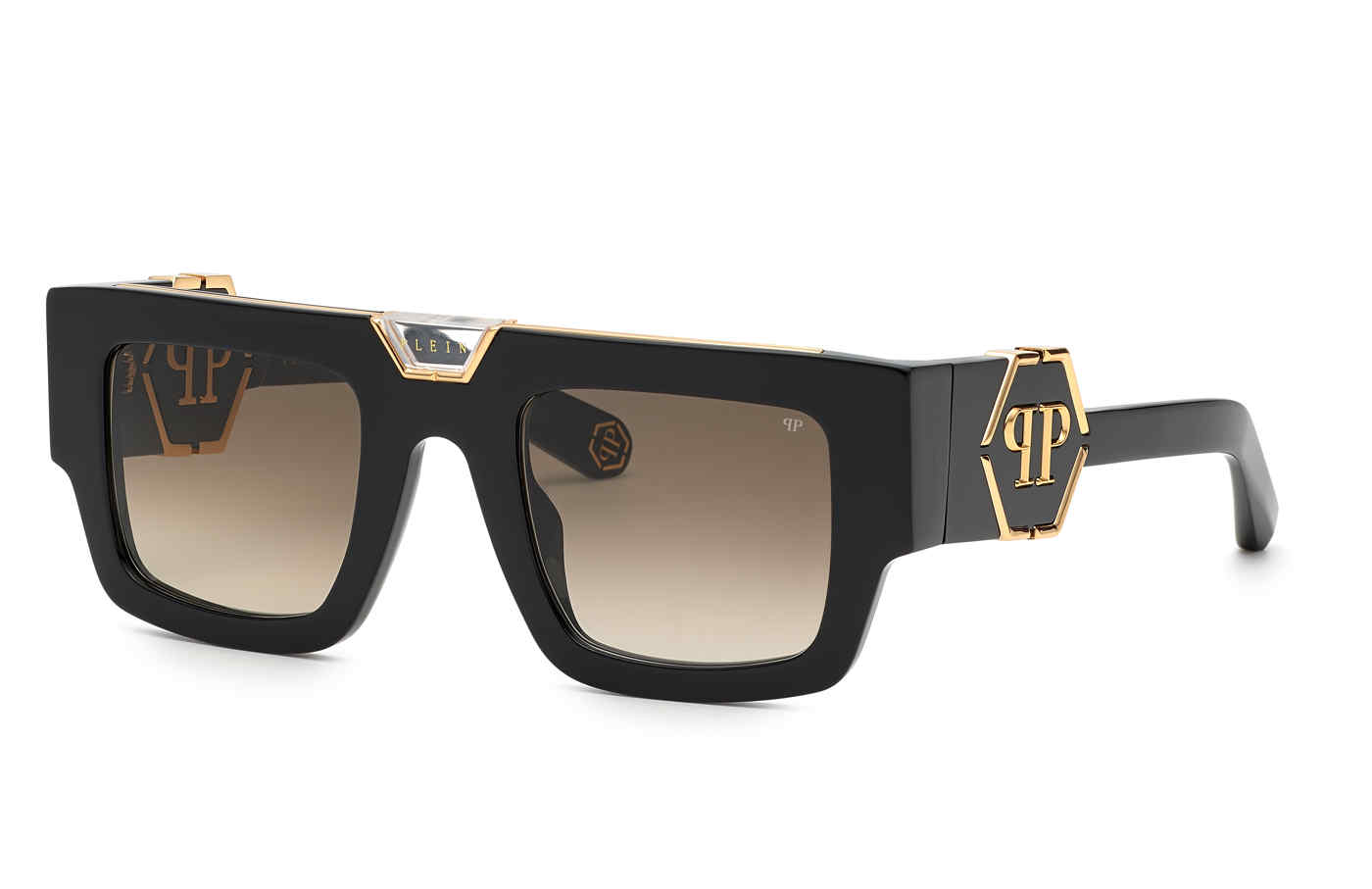 PHILIPP PLEIN SUN SPP092M Sunglasses SHINY-BLACK--0700 50mm