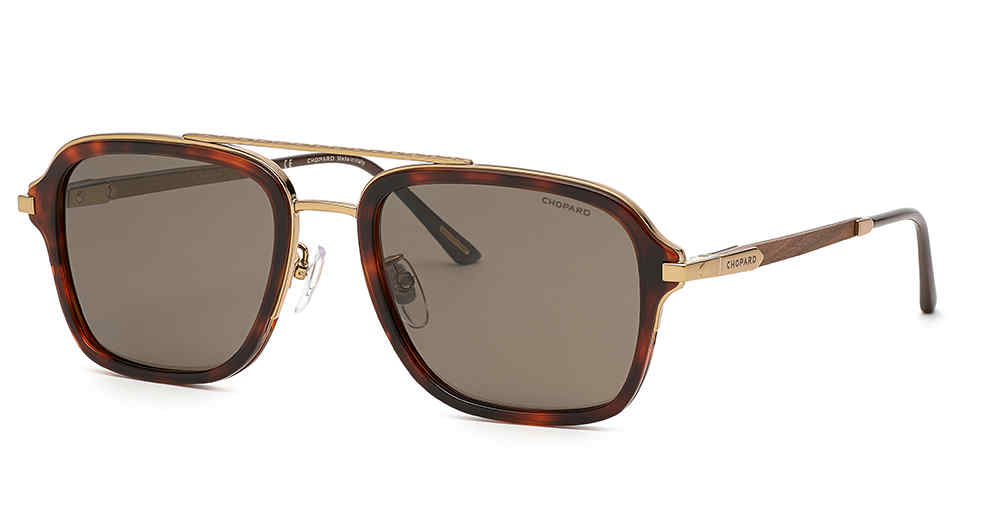 CHOPARD SUN SCHG36 Sunglasses GREY-GOLD-8FFP 55mm