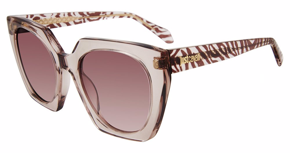 JUST CAVALLI SUN SJC088V Sunglasses TRANSP.BEIGE-07T1 53mm