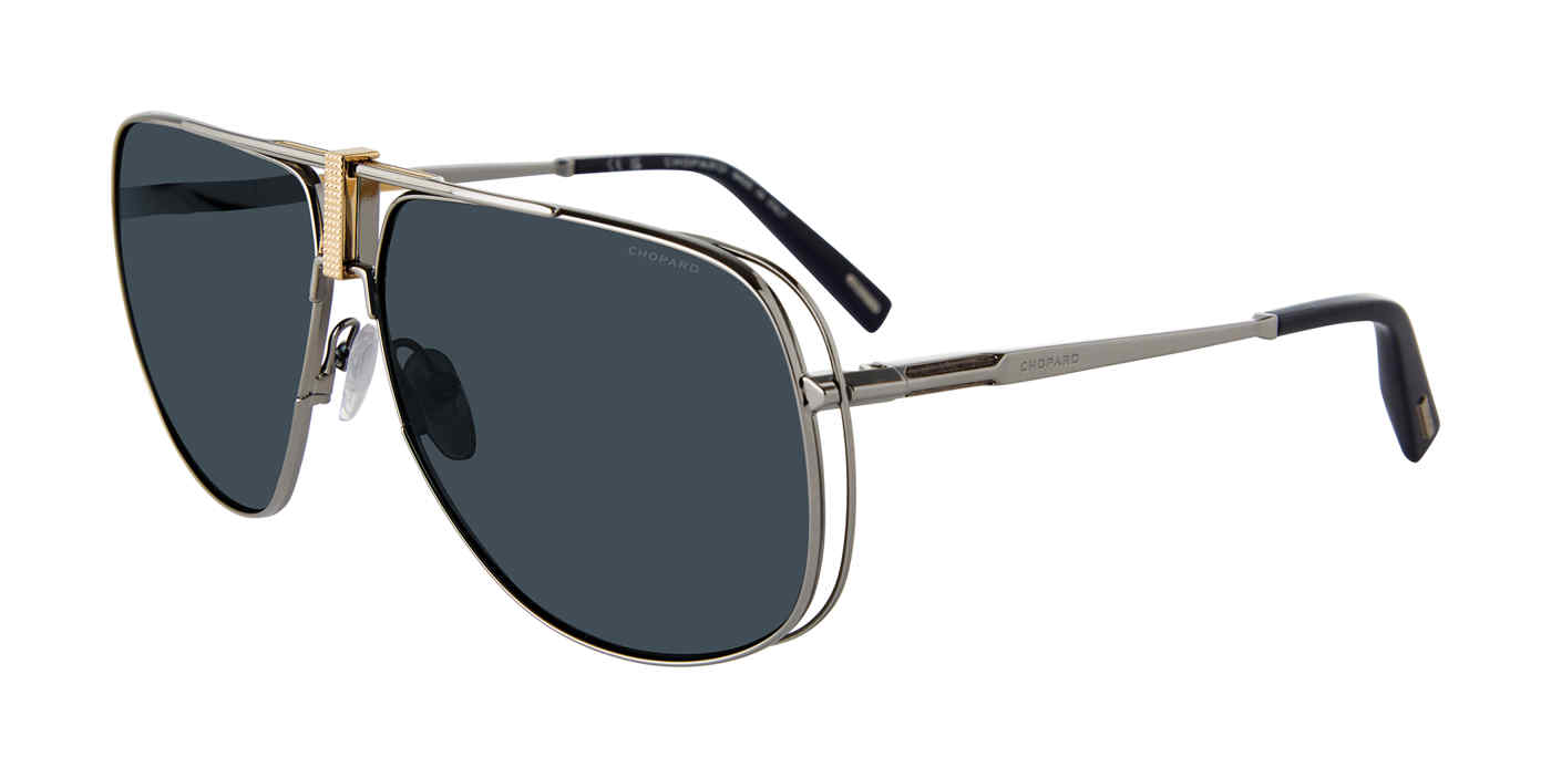 CHOPARD SUN SCHG91V Sunglasses RUTHENIUM-509P 65mm