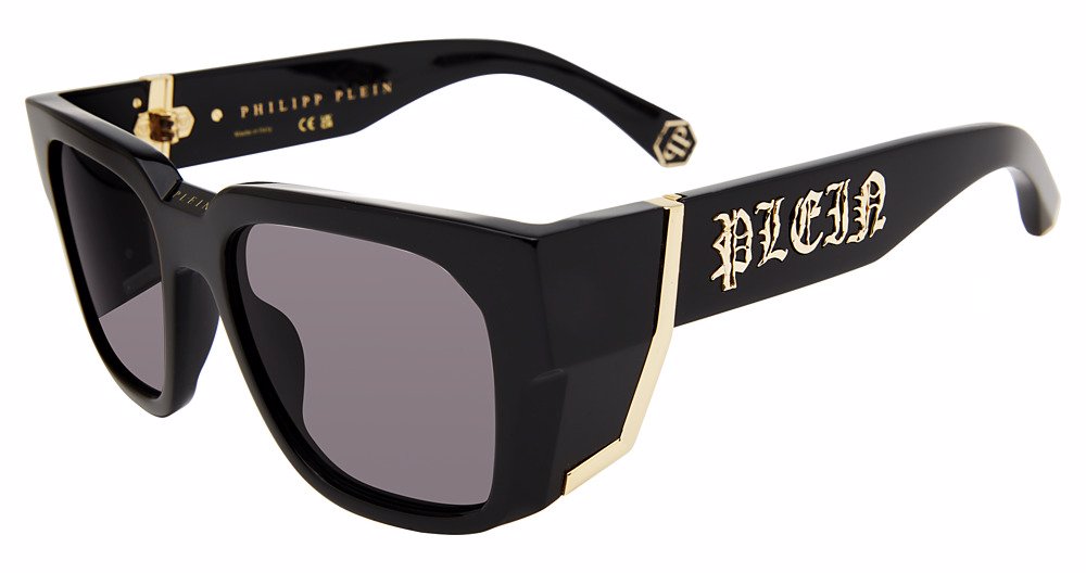 PHILIPP PLEIN SUN SPP130M Sunglasses BLACK-0700 54mm