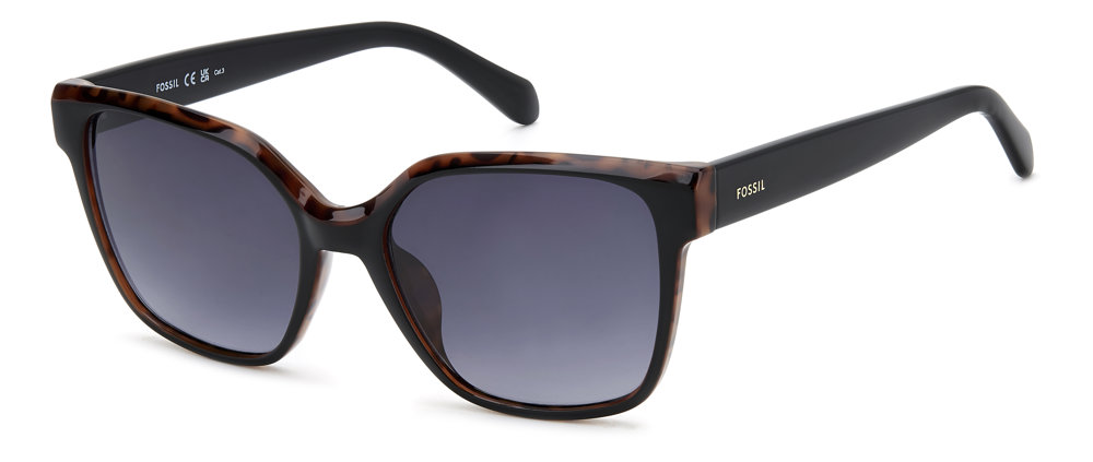 FOSSIL FOS-3170/G/S Sunglasses 807-BLACK 55mm