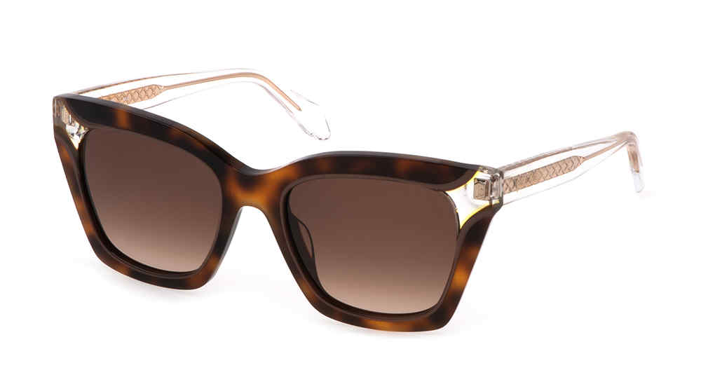 JUST CAVALLI SUN SJC024V Sunglasses HAVANA-BROWN--09AJ 52mm