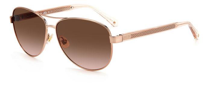 KATE SPADE FARA/S Sunglasses AU2-RED-GOLD-R 57mm