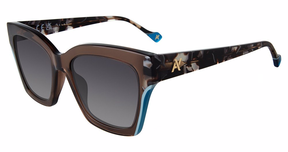 YALEA SUN SYA107V Sunglasses TRANSP.BROWN-0T88 53mm