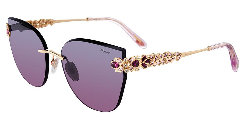 CHOPARD SUN SCHL05S Sunglasses LILAC-ROSE-GOLD-300V 59mm