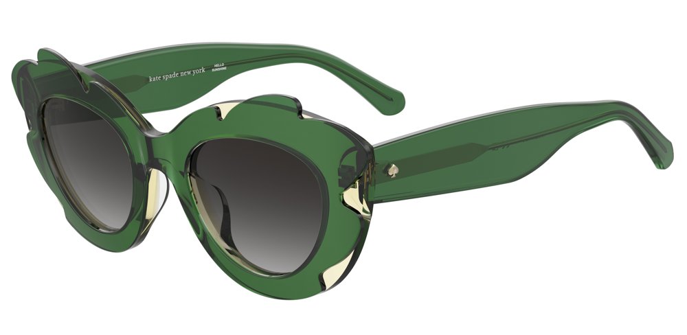KATE SPADE AHMEIRA/G/S Sunglasses GP7-GREEN-YELL 49mm