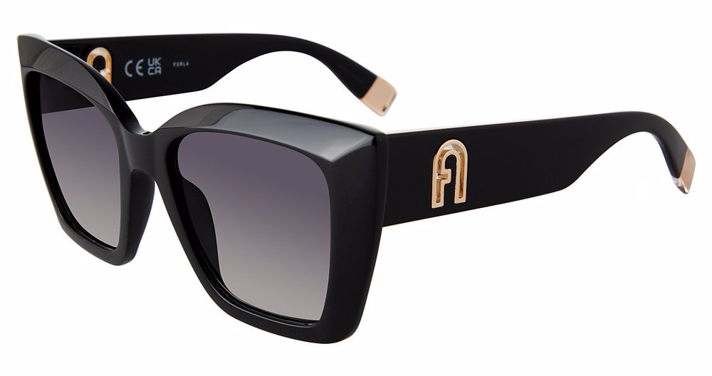 FURLA SUN SFU710 Sunglasses BLACK-0700 54mm