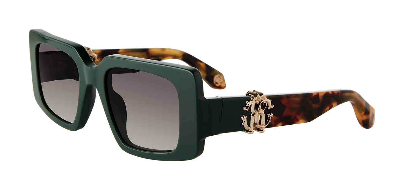 ROBERTO CAVALLI SUN SRC039M Sunglasses SHINY-FULL-GREEN-0D80 51mm