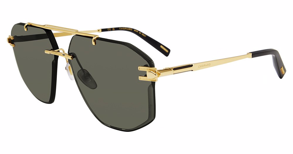 CHOPARD SUN SCHL23 Sunglasses YELLOW-GOLD-0400 64mm