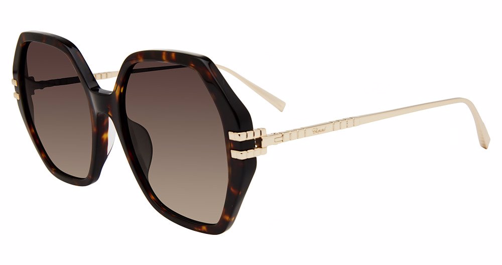 CHOPARD SUN SCH370M Sunglasses DARK-HAVANA-04BL 57mm