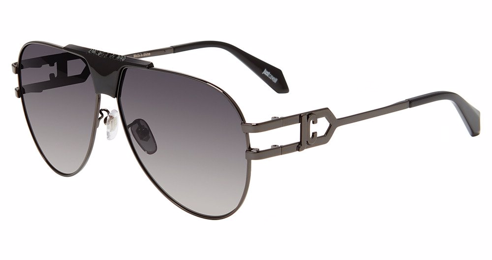 JUST CAVALLI SUN SJC095 Sunglasses SHINY-GUN-0568 62mm