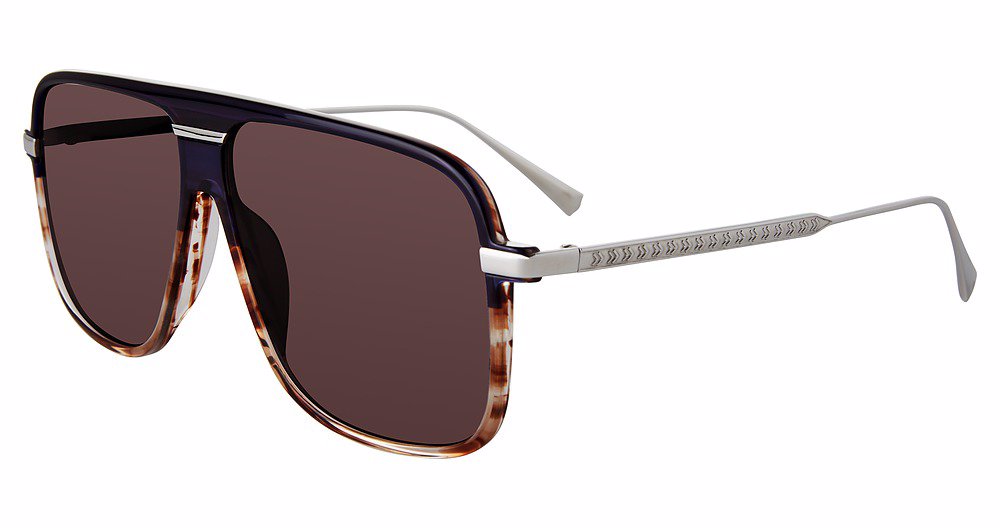 JOHN VARVATOS SUN SJV562 Sunglasses NAVY-GRAD-0NAV 60mm