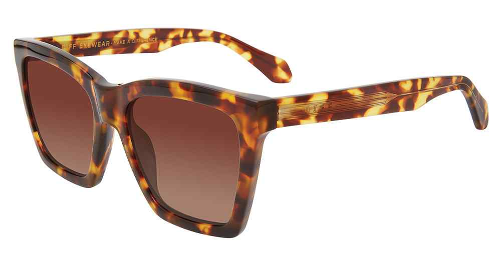 DIFF SUN SDFKENZ Sunglasses AMBER-TORTOISE-ATOR 54mm