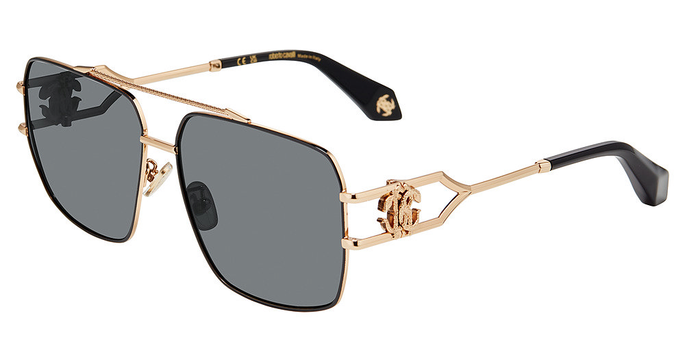 ROBERTO CAVALLI SUN SRC131 Sunglasses ROSE-GOLD-W-BLACK-PARTS-0301 61mm