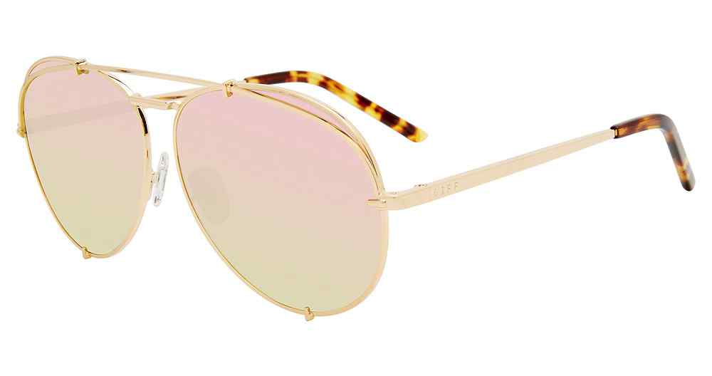 DIFF SUN SDFKOKO Sunglasses GOLD-PINK-PGOL 63mm