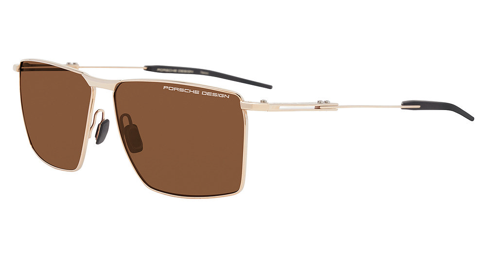 PORSCHE DESIGN SUN P8987 Sunglasses GOLD-BLACK-C442 61mm