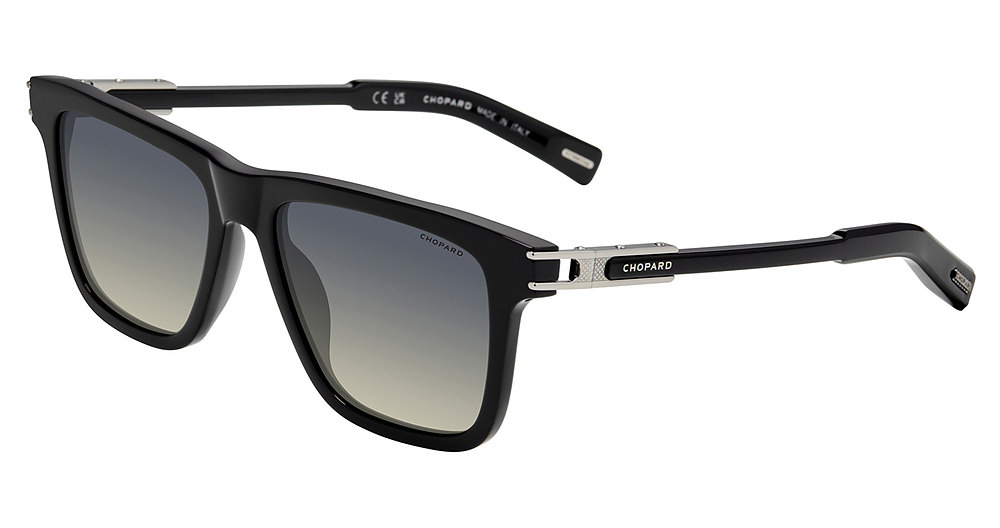 CHOPARD SUN SCH398 Sunglasses SHINY-BLACK-700Z 57mm