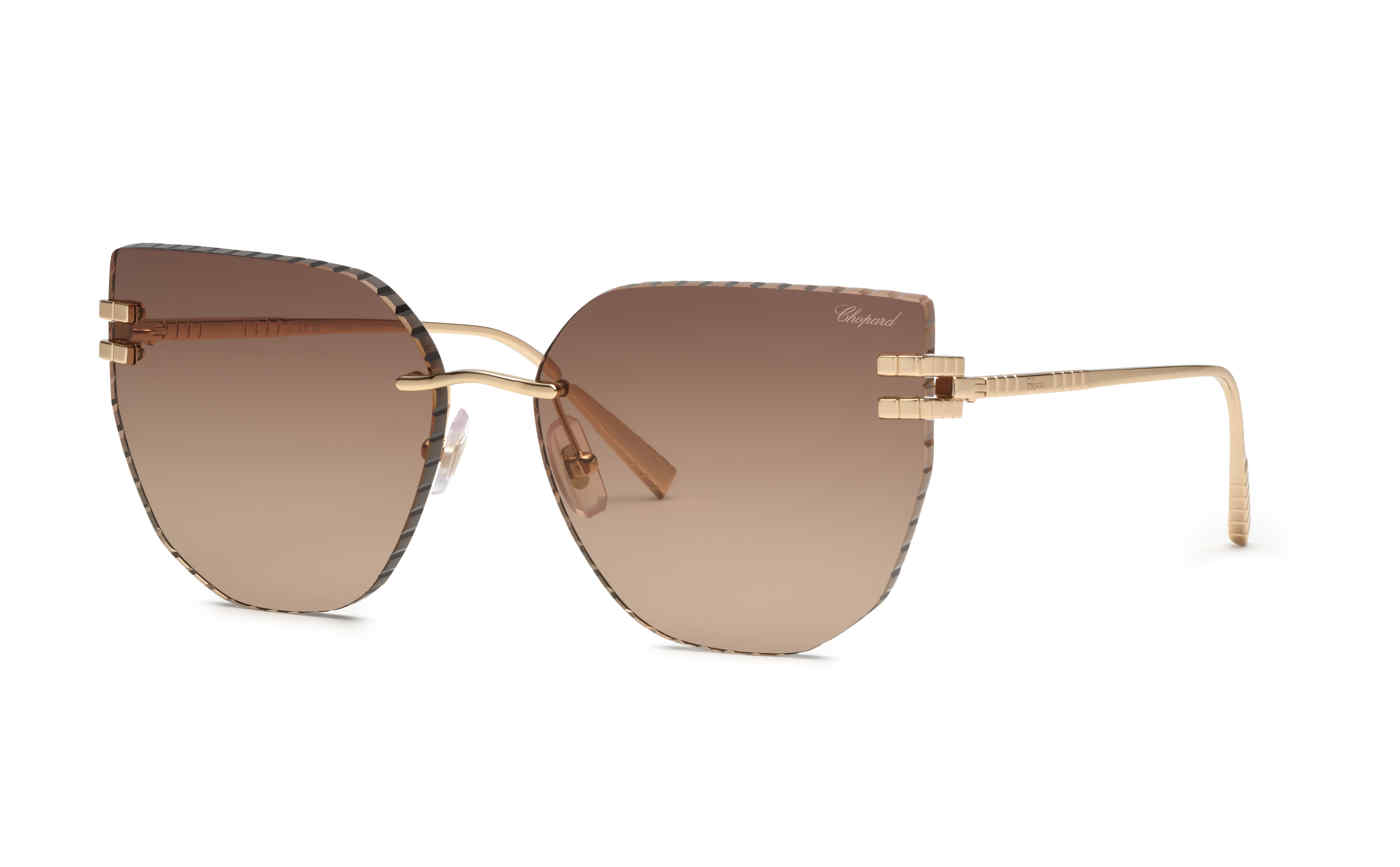CHOPARD SUN SCHL54M Sunglasses SHINY-ROSE-GOLD-300K 61mm