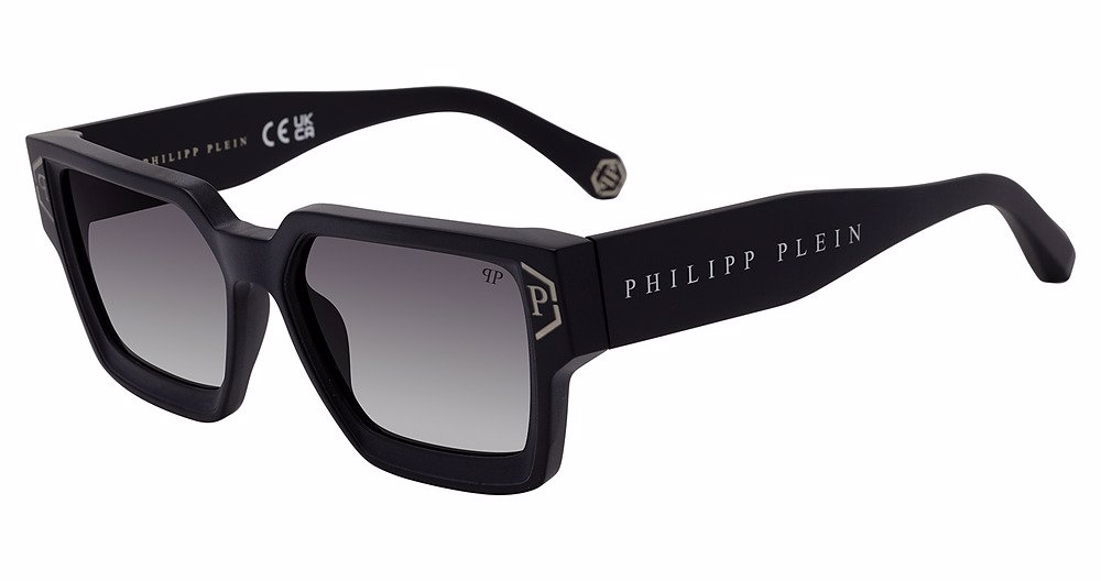 PHILIPP PLEIN SUN SPP005V Sunglasses MATT-SANDBLASTED-BLK-0703 57mm