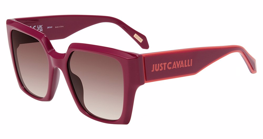 JUST CAVALLI SUN SJC091V Sunglasses BORDEAUX-0G96 53mm