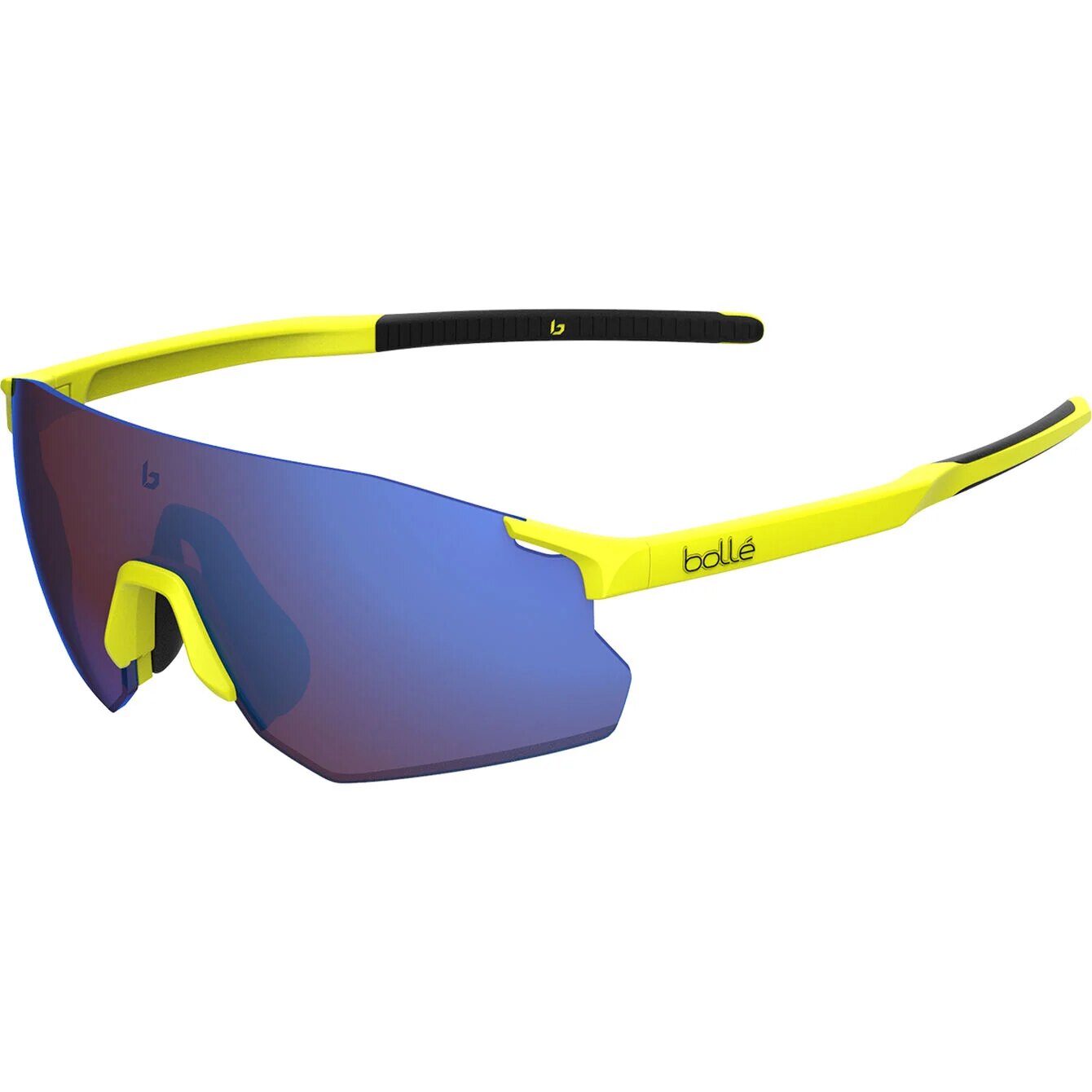 Bolle ICARUS Sunglasses Acid Yellow Matte Brown Blue cat 3 - 0071