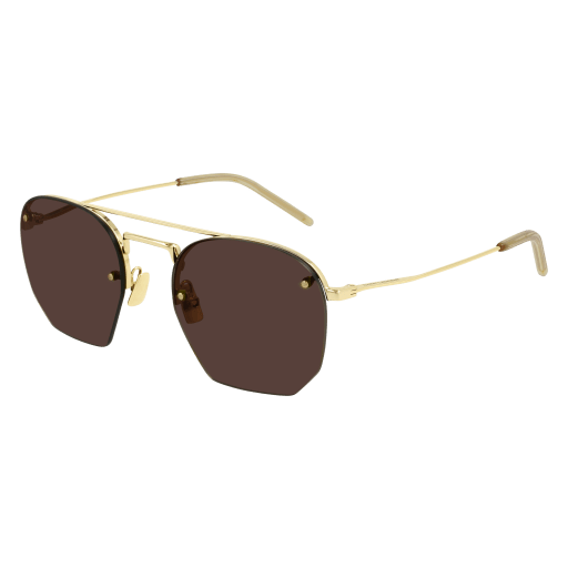 Saint-Laurent SL 422 Sunglasses 001 GOLD 52mm
