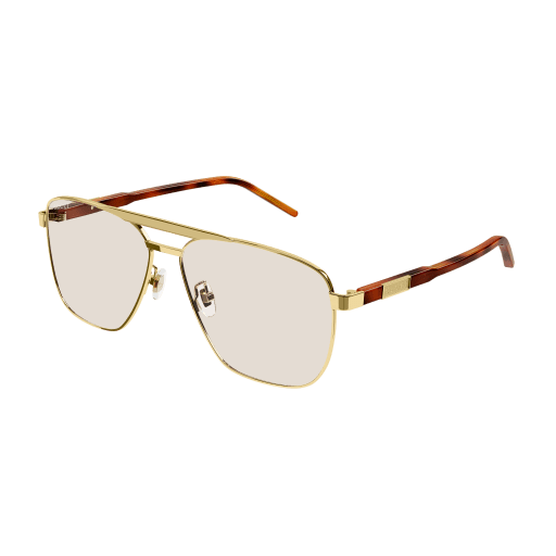 Gucci GG1164S Sunglasses 003 GOLD 58mm