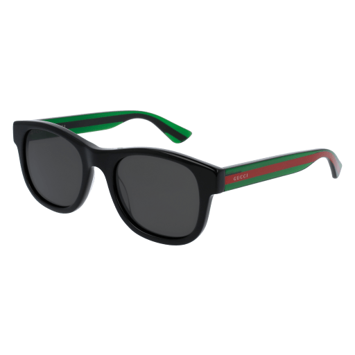 Gucci GG0003SN Sunglasses 006 BLACK 52mm