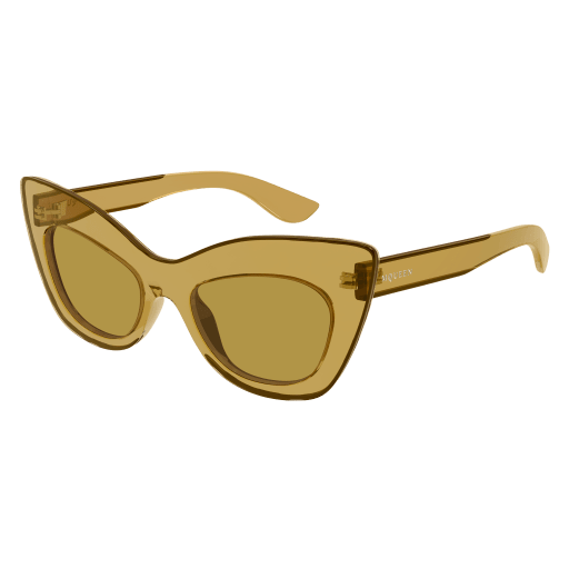 Alexander-McQueen AM0516S Sunglasses 002 YELLOW 52mm